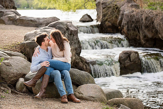 Jamie and Scott Engagement 5/5/2026 @ Normandale Lake Waterfalls