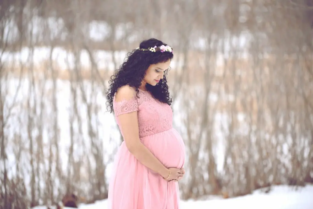 Winter Maternity Session - Minneapolis MN - Studio Delphianblue, Danielle Albrecht