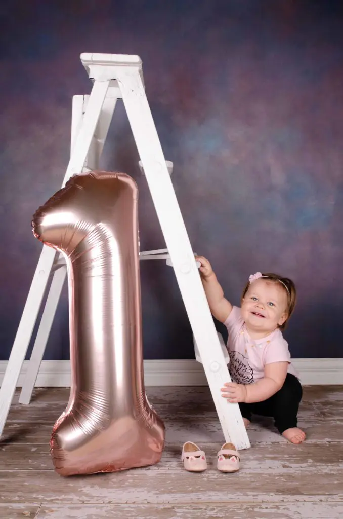 Baby photography - baby girls first birthday, Studio Delphianblue
