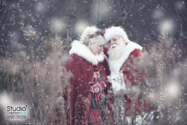 Santa and Mrs. Claus CHRISTMAS portrait, www.yoursantatoo.com